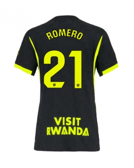 Billige Fotballdrakt Atletico Madrid Cristian Romero #21 Replika Bortedrakt Dame 2026-27 Kortermet Billige Fotballdrakt Atletico Madrid Cristian Romero #21 Replika Bortedrakt Dame 2026-27 Kortermet